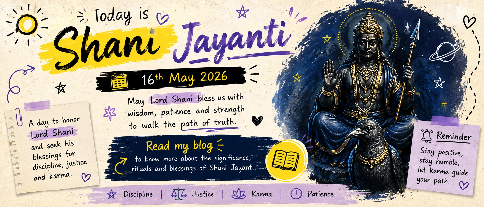 Shani Jayanti 2026: Saturn's Sacred Birth Anniversary