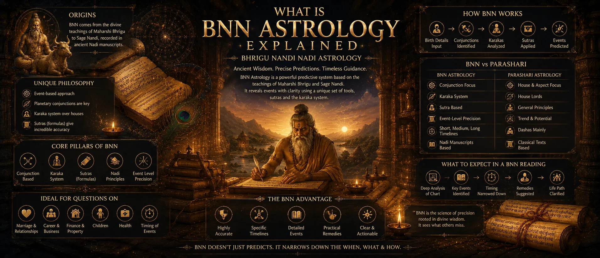 BNN astrology Bhrigu Nandi Nadi explained Vedic astrology system