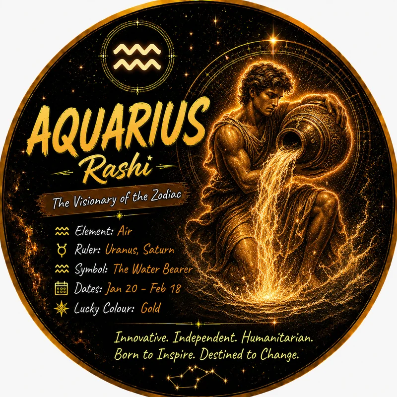 Kumbha Rashi Water Bearer zodiac symbol Soul Infinity