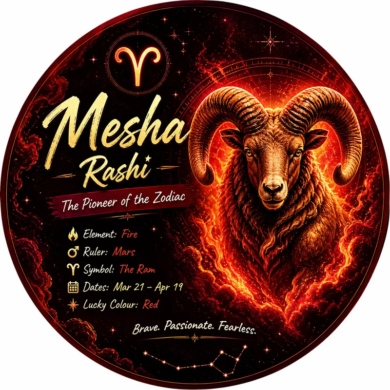 Mesha Rashi Ram zodiac symbol Soul Infinity