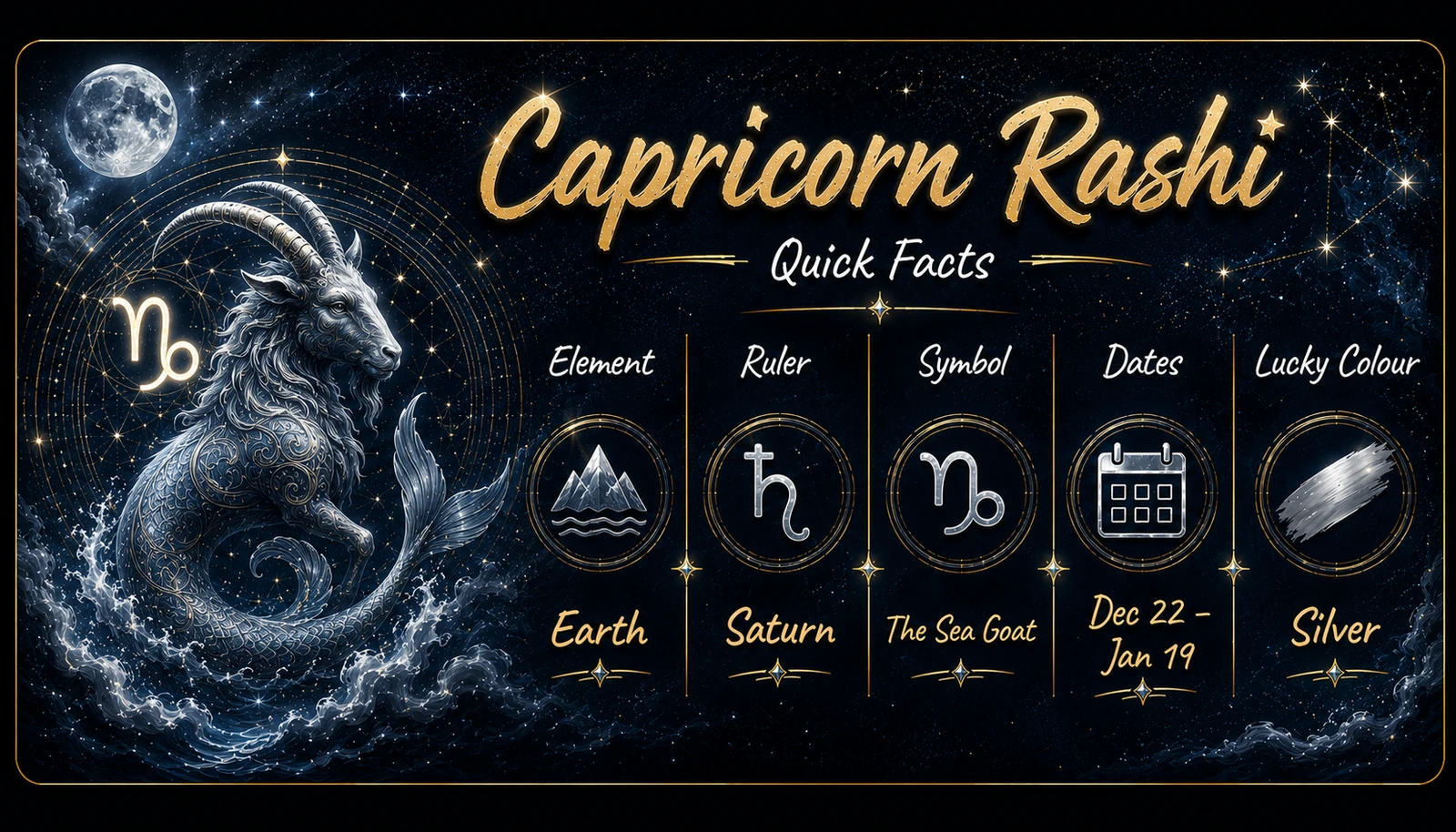 Makara Rashi Quick Facts Soul Infinity