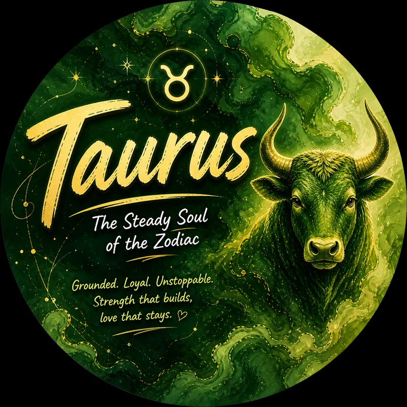 Taurus (Vrishabh) zodiac sign illustration