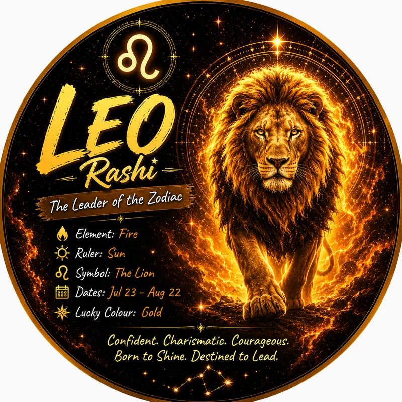 Simha Rashi Lion zodiac symbol Soul Infinity