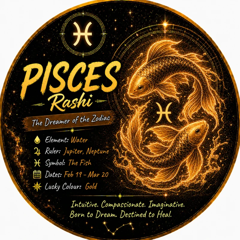 Meena Rashi Fish zodiac symbol Soul Infinity