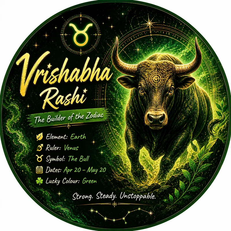Vrishabha Rashi Bull zodiac symbol Soul Infinity